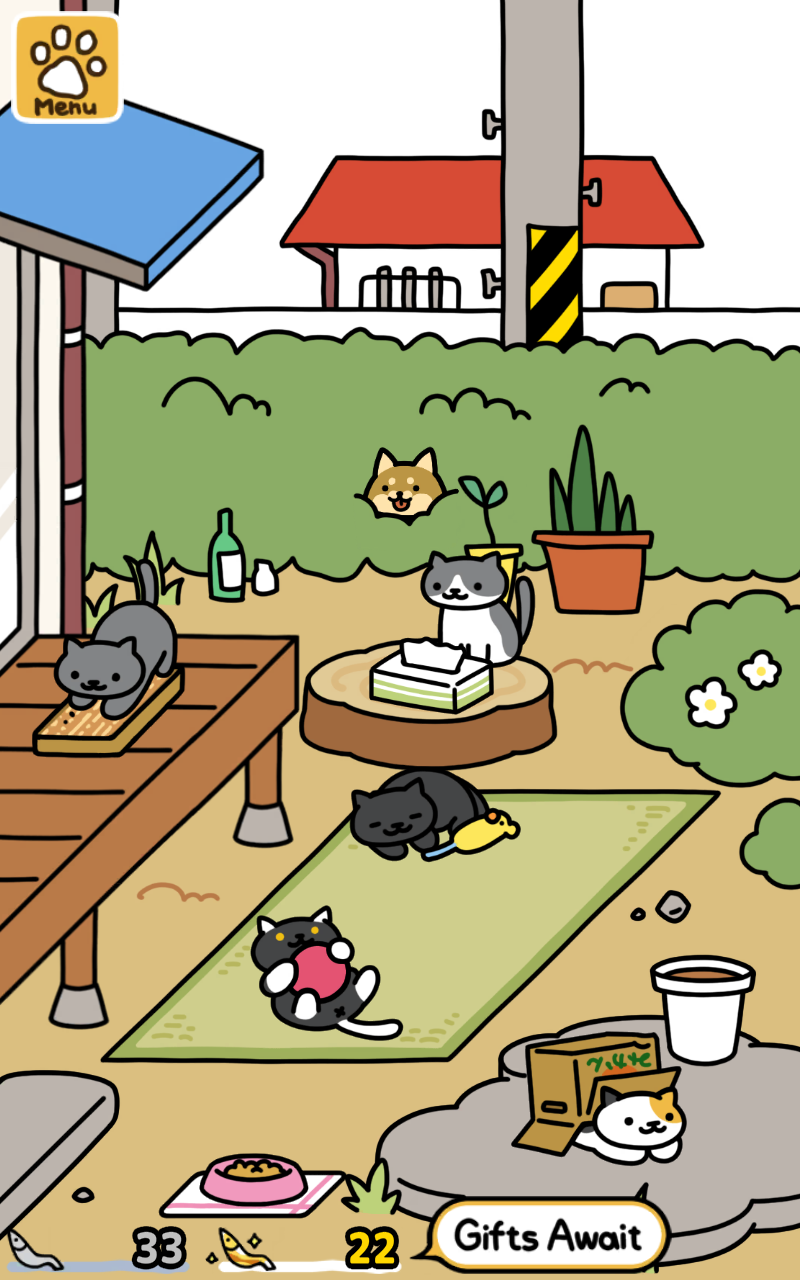 Neko Atsume 2 Gameplay